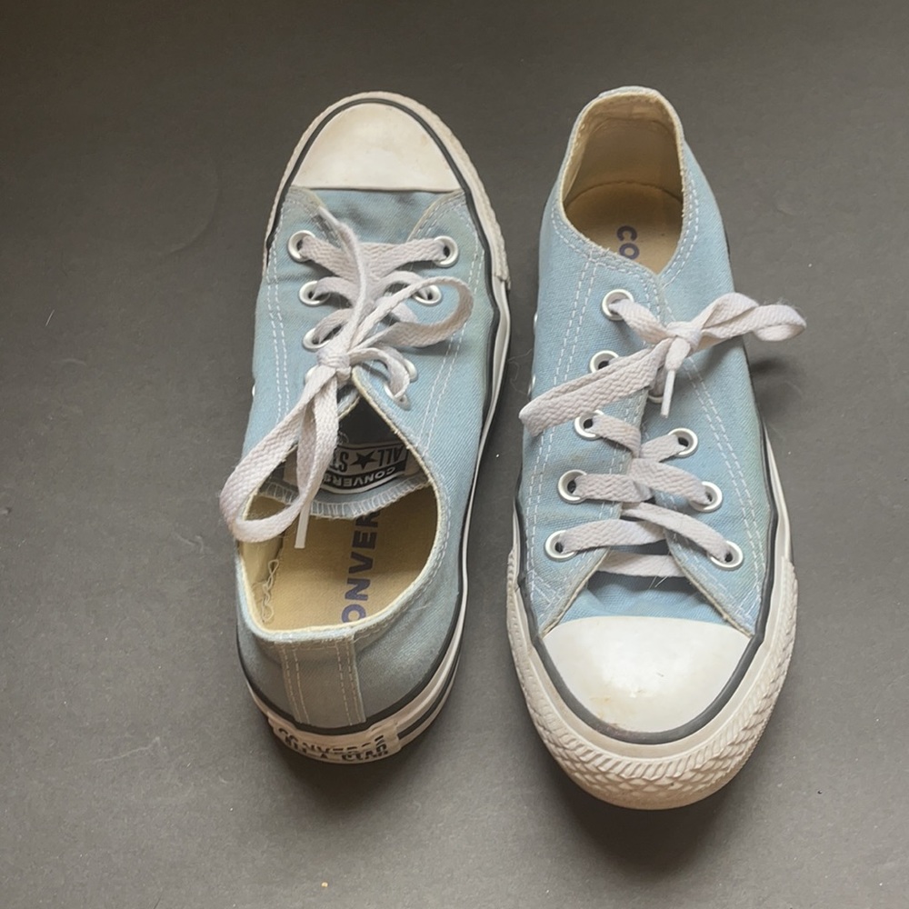 Converse Chuck Taylor All Star Low Top Sneakers Powder Blue - Picture 3 of 6